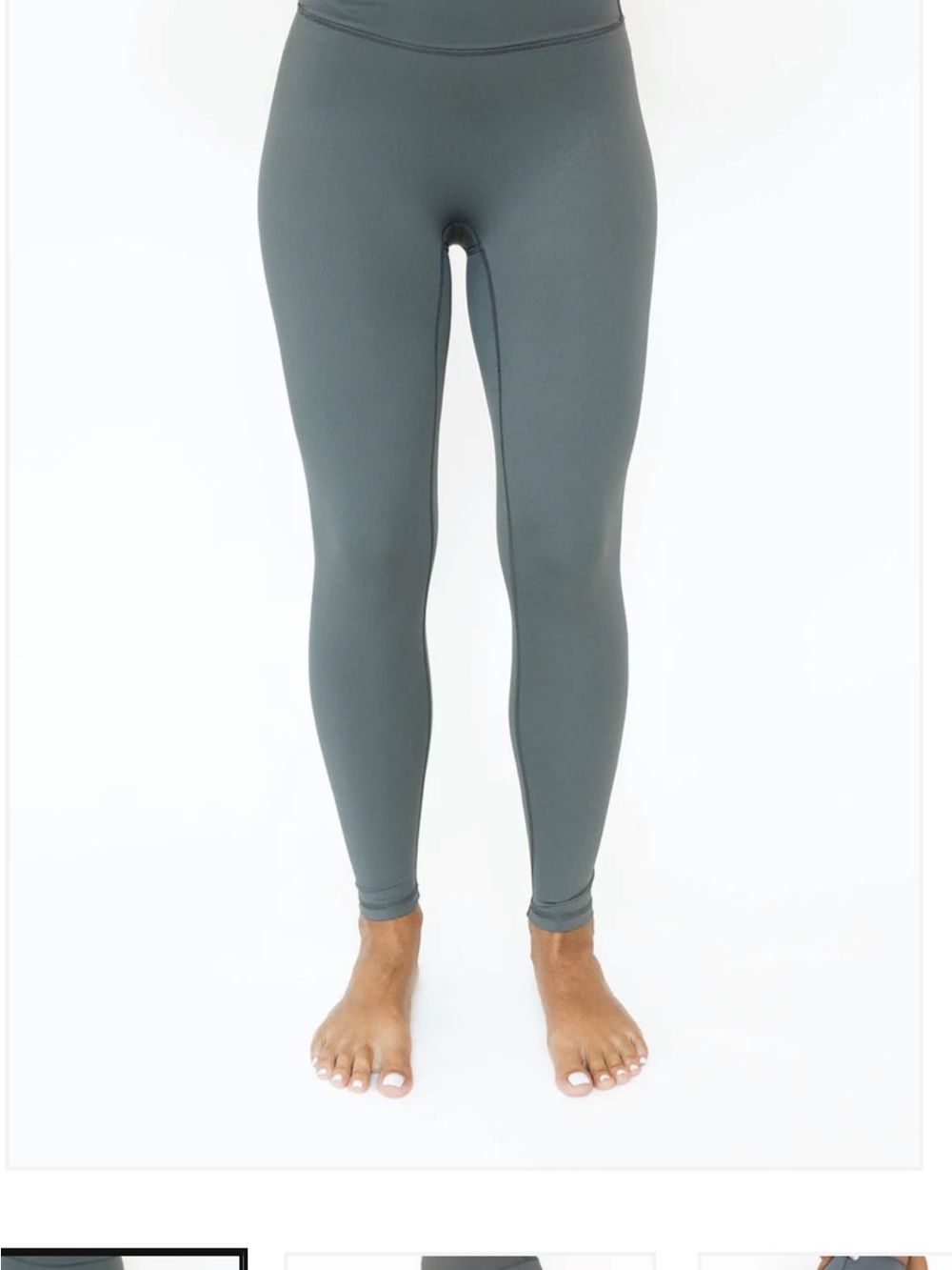 High-Rise Women's Leggings in Slate Gray